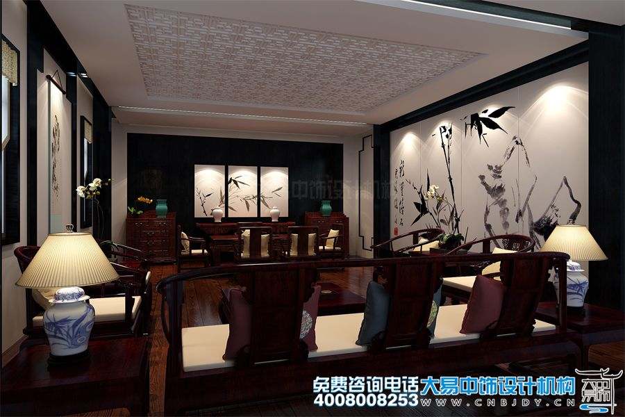 北京朝陽高端中式會所設計