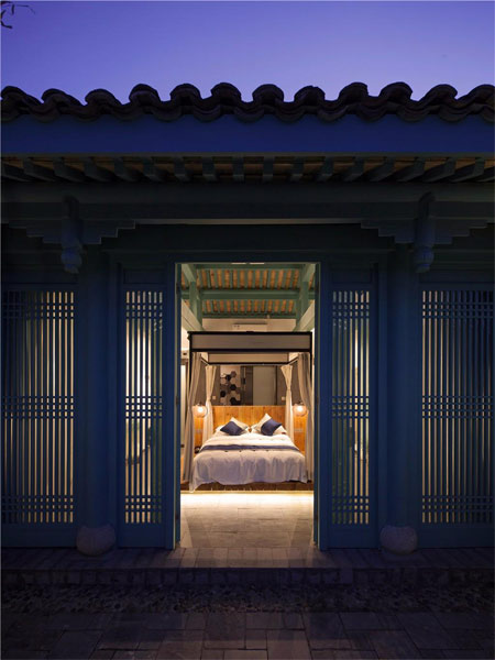 新中式客棧設(shè)計效果圖