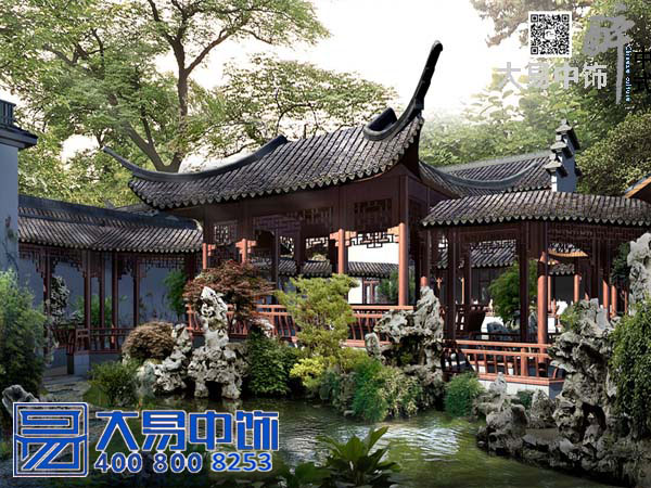 上海蘇式園林中式設(shè)計(jì)裝修 十里洋場(chǎng)的避世之所