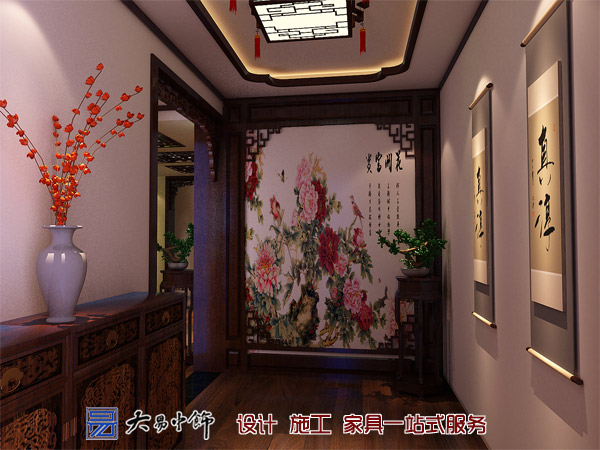 遼寧盤錦220平米別墅設計,感受中式別墅裝修的氣息