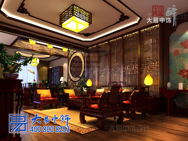 西安550平米別墅中式裝修 開啟復古典雅精致生活