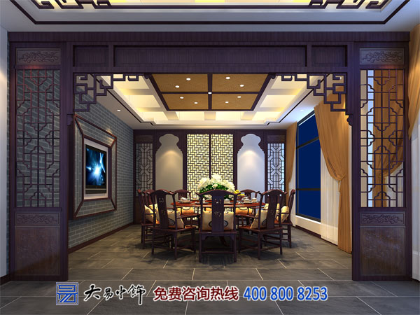 青海西寧中式酒樓設(shè)計 造禪意典雅就餐空間