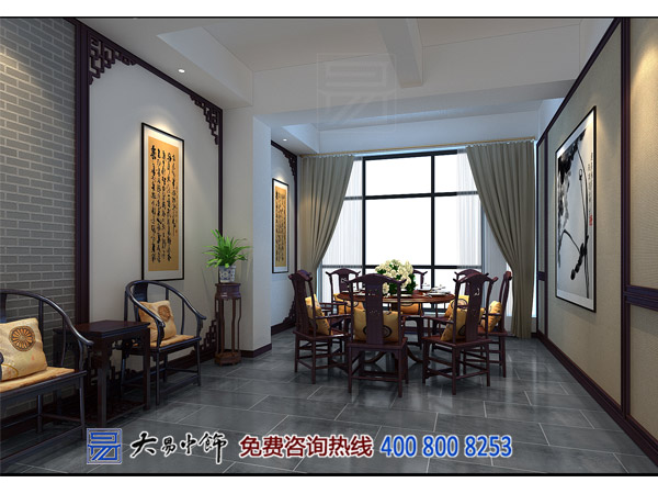 青海西寧中式酒樓設(shè)計 造禪意典雅就餐空間