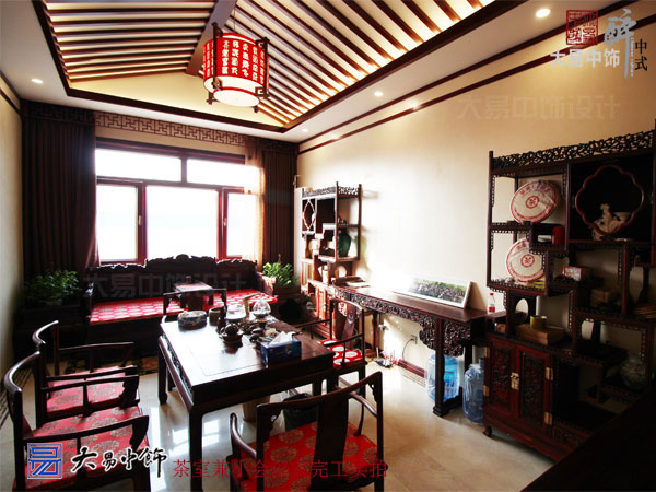 北京順義工業(yè)園區(qū)藥業(yè)集團中式辦公空間裝修設(shè)計元素