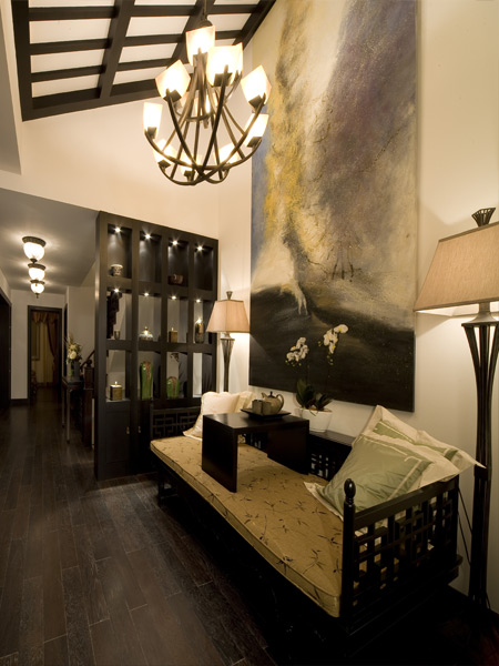 新中式風格裝修設計 淡雅含蓄現代裝修效果圖