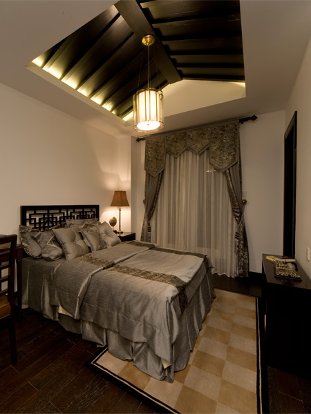 新中式風格裝修設計 淡雅含蓄現代裝修效果圖