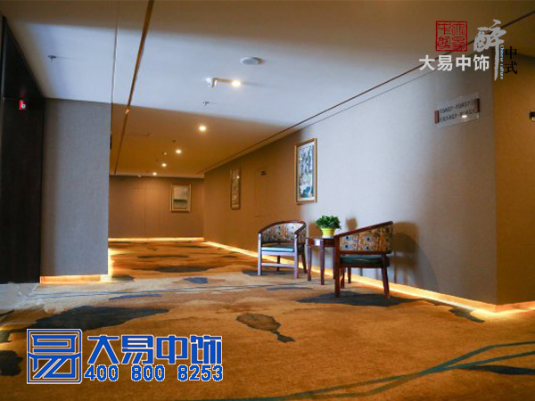 中式酒店裝修竣工現場 國際大酒店中式設計